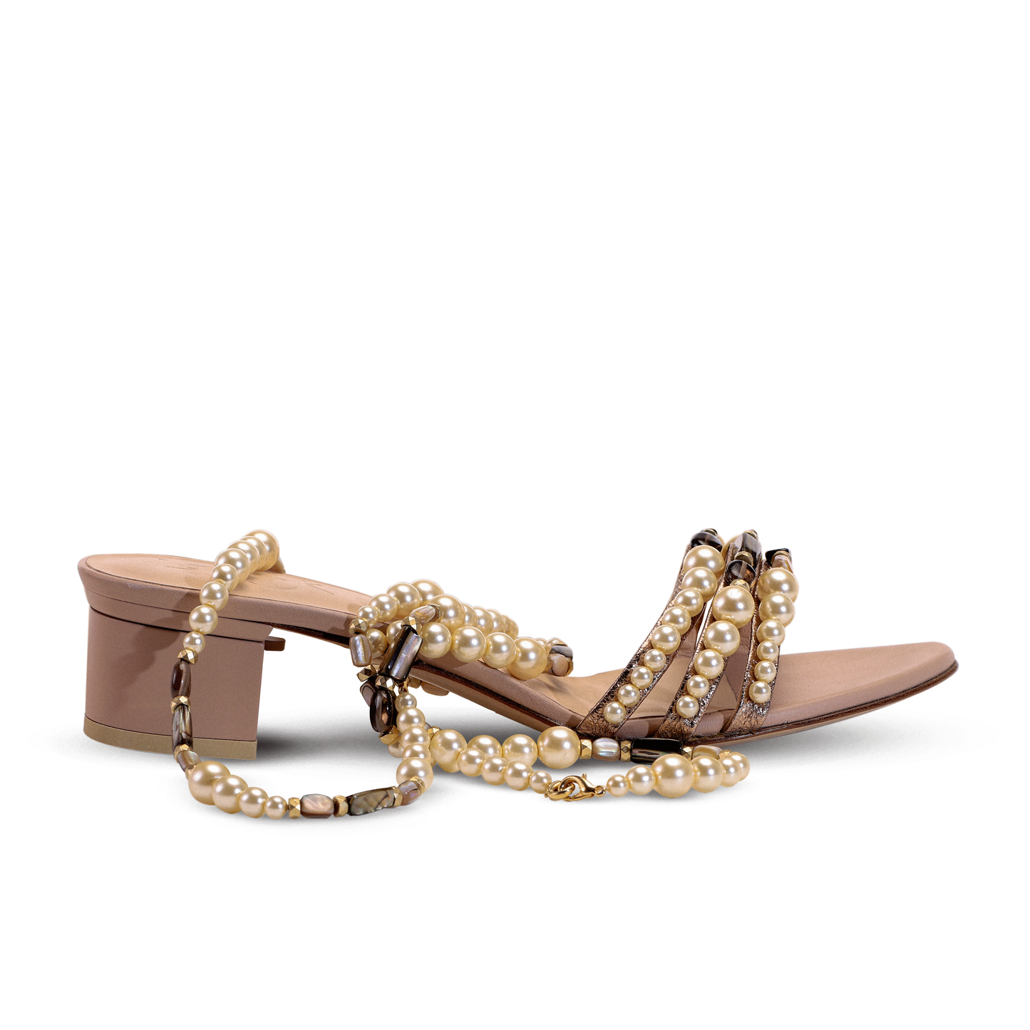Pearl Chain Sandals